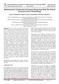 Multienzymatic Clarification of Totapuri Mango Pulp with the Help of Response Surface Methodology