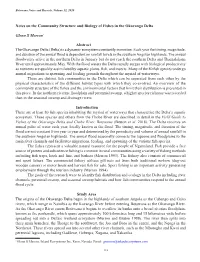 Notes on the Community Structure and Biology of Fishes in the Okavango Delta