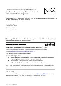 This Electronic Thesis Or Dissertation Has Been Downloaded from the King’S Research Portal At