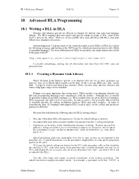 18 Advanced HLA Programming