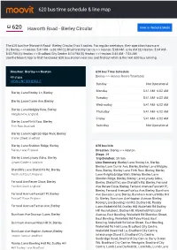 620 Bus Time Schedule & Line Route