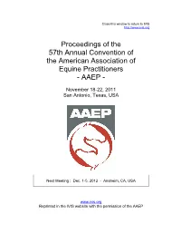 How to Train a Stallion to Use a Dummy Mount. AAEP Proceedings 57