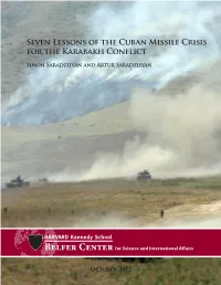 Seven Lessons of the Cuban Missile Crisis for the Karabakh Conflict