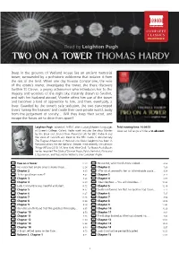 Two on a Tower Thomas Hardy