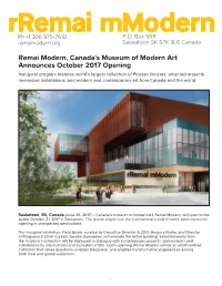 Opening Date Press Release V2 Roo V4.Indd