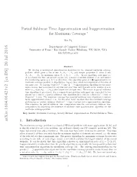 Partial Sublinear Time Approximation and Inapproximation for Maximum