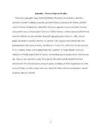 Appendix.—Octocoral Species Profiles Taxonomy, Geographic