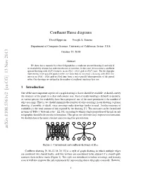Confluent Hasse Diagrams