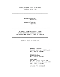 SC11-1761 Initial Brief