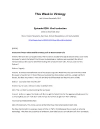 Twiv 206 Transcript