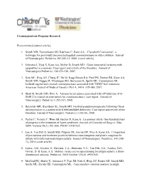Craniosynostosis Program Research Peer