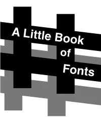 Type Booklet For