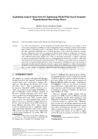 Exploiting Linked Open Data for Enhancing Mediawiki-Based Semantic Organizational Knowledge Bases