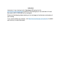 Citation Arraignments Dates Office of Attorney General