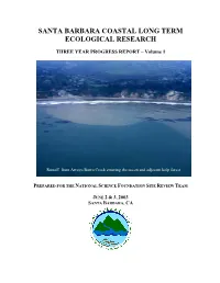 SBC LTER Midterm Review Report 2003