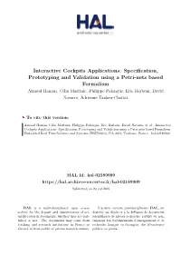 Specification, Prototyping and Validation