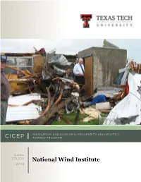 Texas Tech University: National Wind Institute