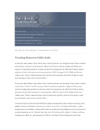 Founding Minnesota Public Radio