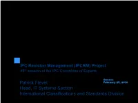 IPC Revision Manadgement (IPCRM) Project