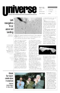 Lab Navigates First Asteroid Landing