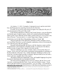 PREFACE on October 12, 1492, Christopher Columbus Believed