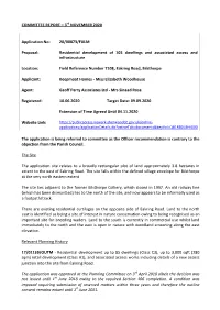 20/00873/FULM Proposal: Residential Development of 103 Dwellings And