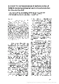 A Search for Correspondences in Tectonic Syntax of Hellenic Monumentalised Art and Architecture Before the Classical Period