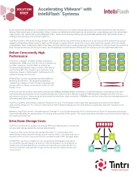 Accelerating Vmware® with Intelliflash™ Systems