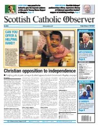 Christian Opposition to Independence