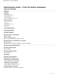 Administration Guide - Tru64 File System Idataagent