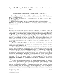 Dynamic Load Testing of Drilled Shafts at National Geotechnical Experimentation Sites