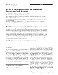 A Review of the Recent Advances in the Systematics of the Avian Superfamily Sylvioidea
