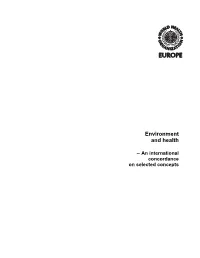 Environment and Health