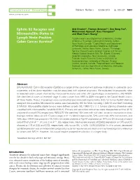 Ephrin B2 Receptor and Microsatellite Status in Lymph Node-Positive