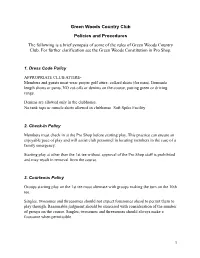 GWCC Policies