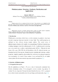 Phthalocyanines: Structure, Synthesis, Purification and Applications