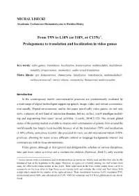 1. Prolegomena to Translation and Localization in Video Games