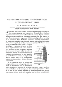 On the Characteristic Interpenetrations of the Flamboyant Style