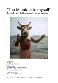 'The Minotaur Is Myself'
