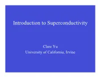 Introduction to Superconductivity