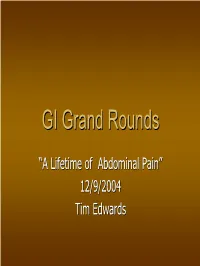 GI Grand Rounds