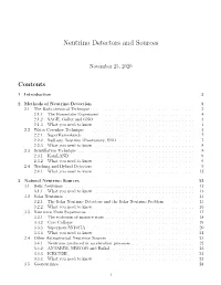 Neutrino Sources and Detectors