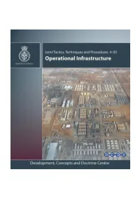 Operational Infrastructure (Second Edition) Including JTTP 4-05.1, .2 and .3