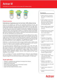 Actran VI Dedicated Pre & Post-Processor for the Actran CAE Software Family