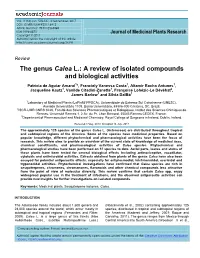 The Genus Calea L.: a Review of Isolated Compounds and Biological Activities