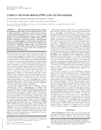 A Direct Electrode-Driven P450 Cycle for Biocatalysis