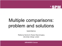 Multiple Comparisons: Problem and Solutions