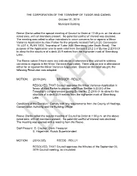 Regular Meeting of Council to Order at 1:00 P.M