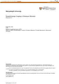 Aberystwyth University Kangchenjunga: Imaging A
