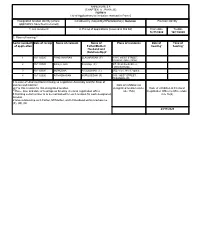 ANNEXURE 5.8 (CHAPTER V , PARA 25) FORM 9 List of Applications For